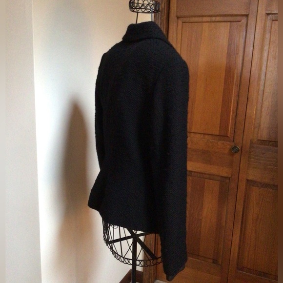 Banana Republic blazer, black on black tweed, 6, new with tags - Picture 5 of 8